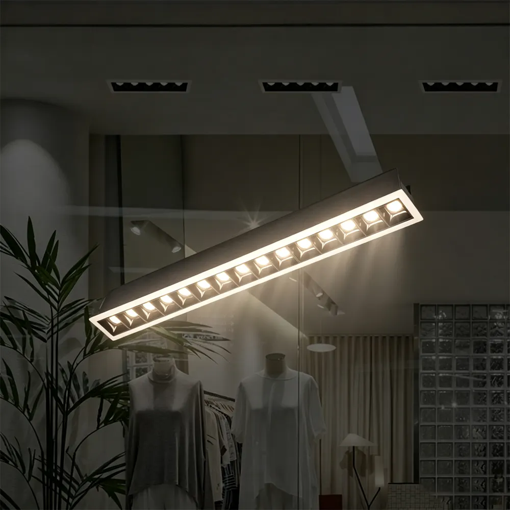 Recessed Square Aluminum LED Grille Spotlight product sample