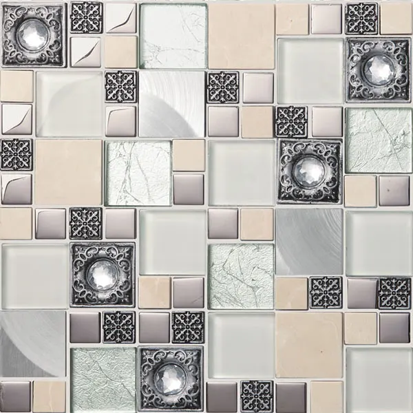 Glass Mosaic Tile For Interior Use