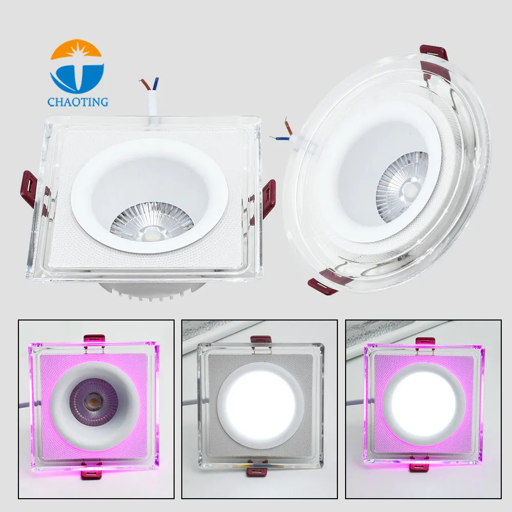Adjustable Slim Dimmable Recessed COB LED Downlight 8W