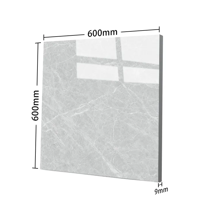 Marble-Look Porcelain Wall And Floor Tile 600x600mm