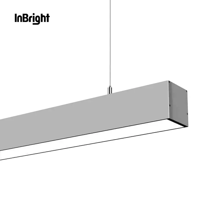 Surface-Mounted Aluminum Linear LED Pendant Light 20-48W