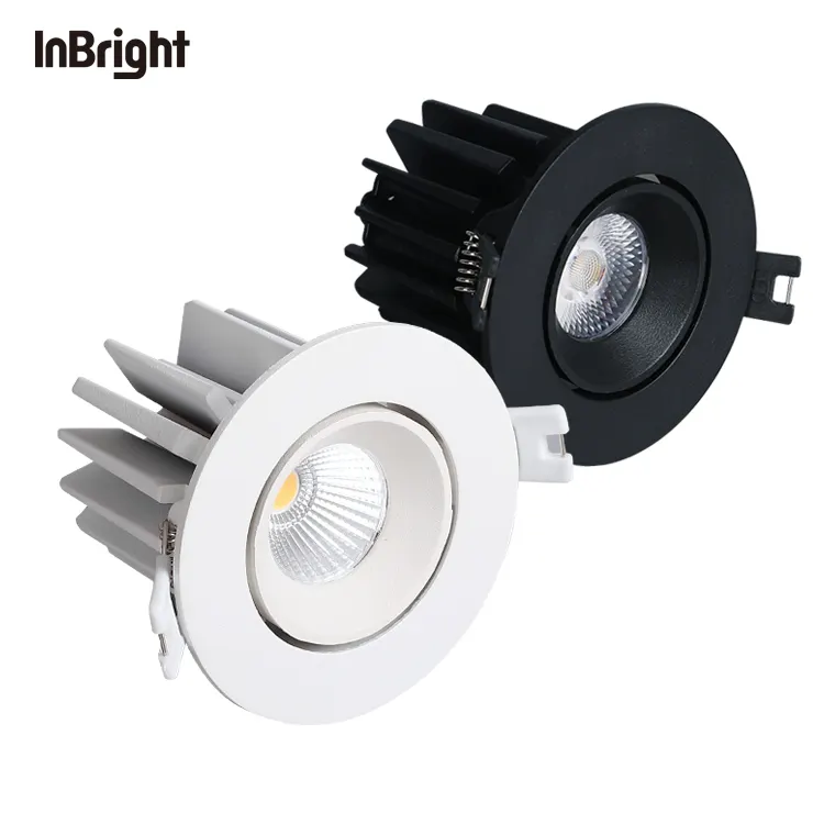 Anti-Glare Adjustable Dimmable DALI COB LED Downlight 12/15W IP65