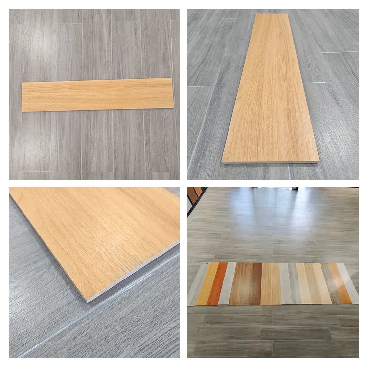 Non-Slip Wood-Look Ceramic Floor Tile 150x800mm