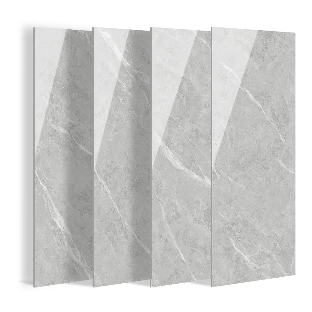 Marble-Look Gray Ceramic Wall And Floor Tile 800x2600mm
