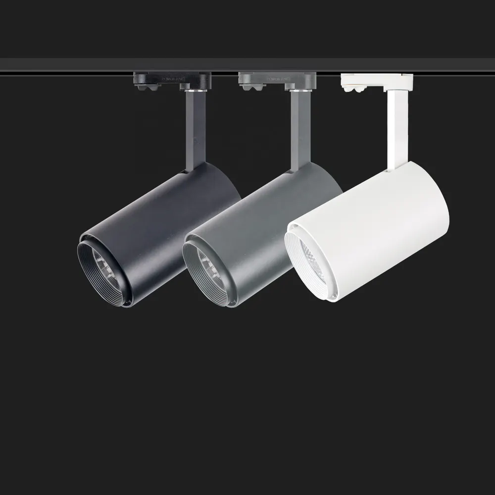 Adjustable Smart Aluminum LED Track Spotlight Black/White 15-35W 220V 2700K/3000K/5000K