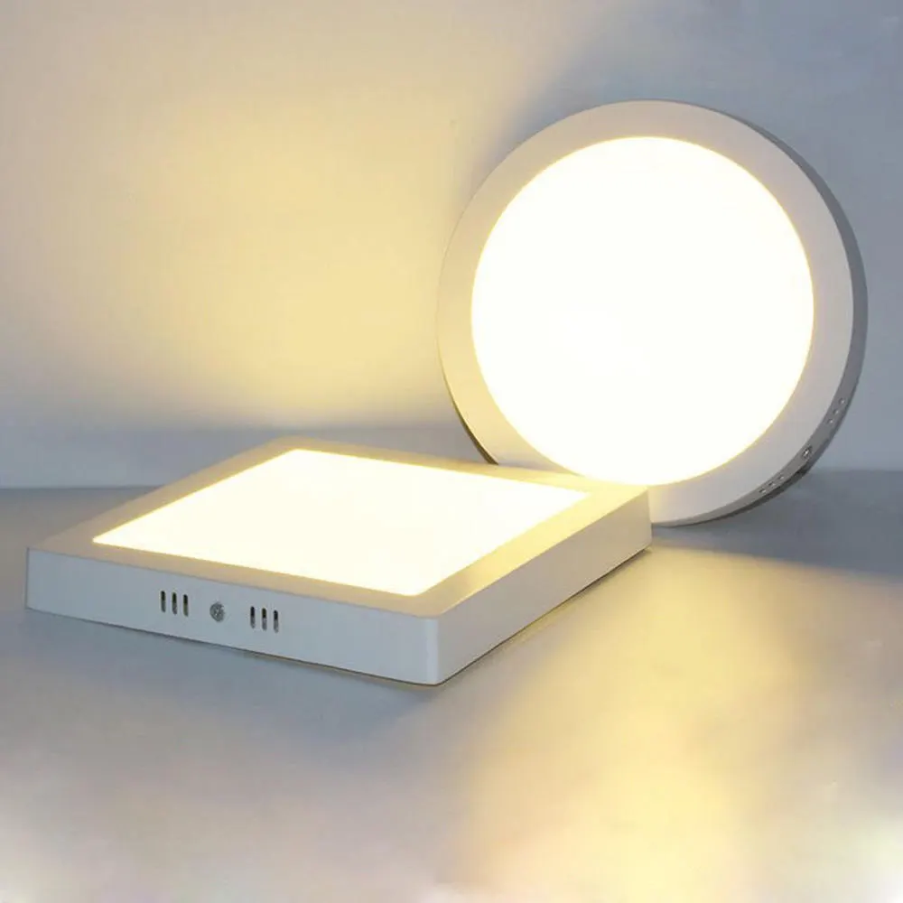 Slim Surface-Mounted Round LED Panel Light 12-29W
