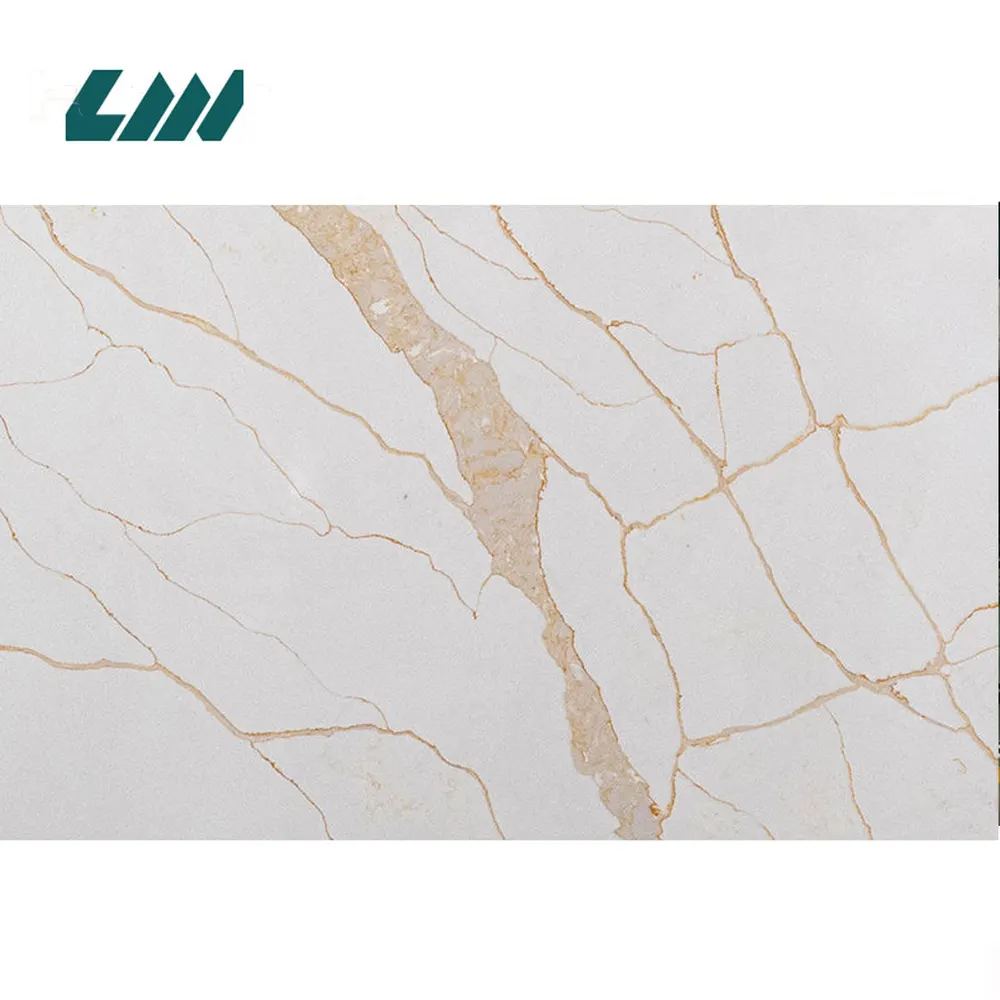 Calacatta Engineered Quartz Slab 3200x1600mm