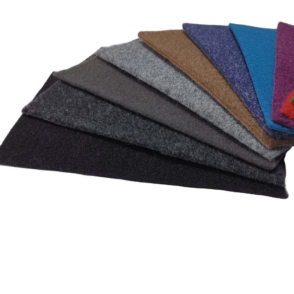 Needle-Punched Velour Polyester Automotive Carpet 4-8mm Thick