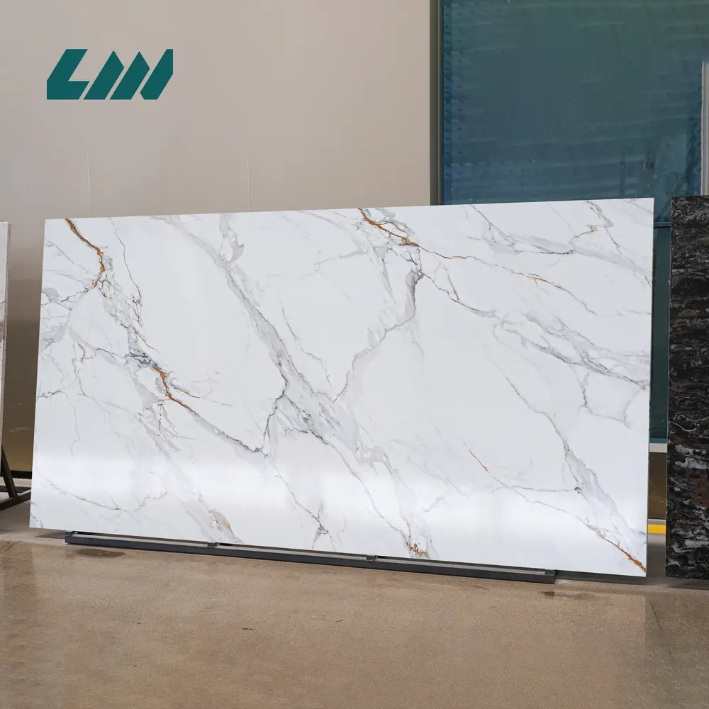 Calacatta Engineered Quartz Slab 3200x1600mm