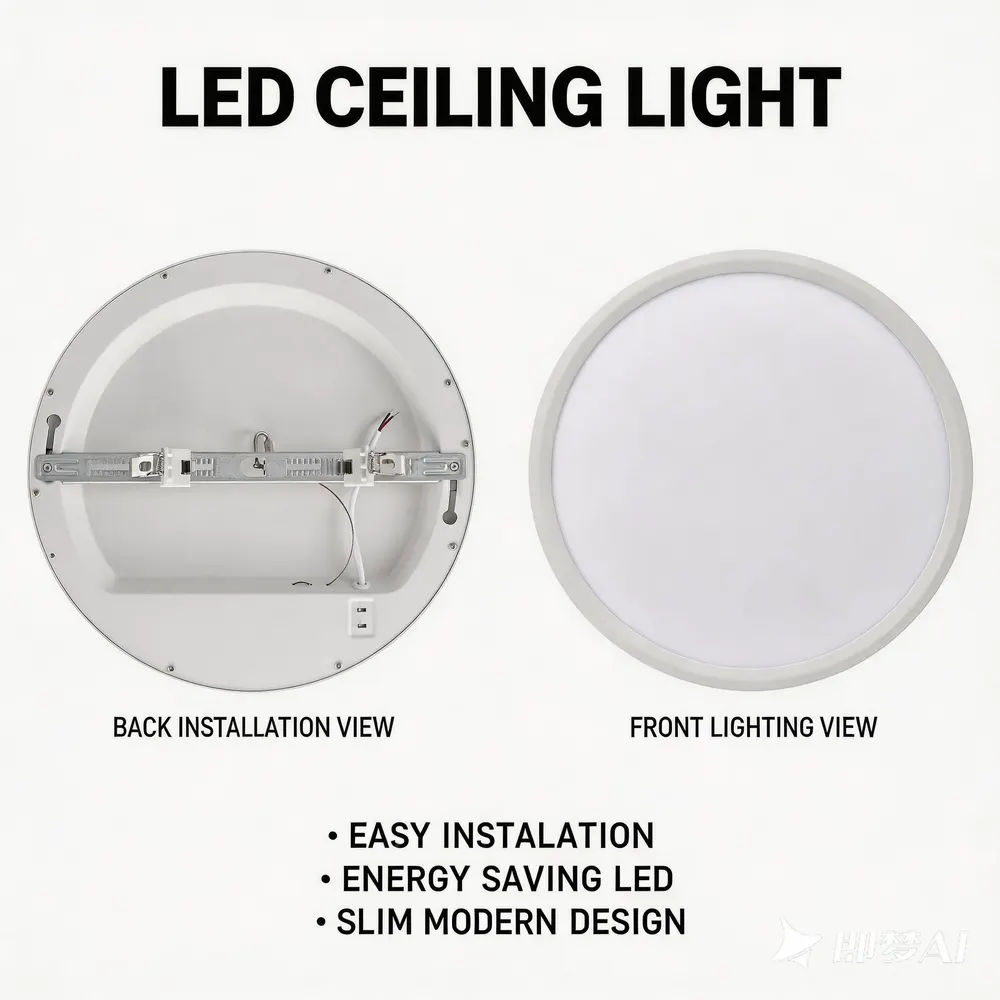 Recessed/Surface-Mounted Aluminum LED Panel Light 30/60W IP20 2700-6500K product sample