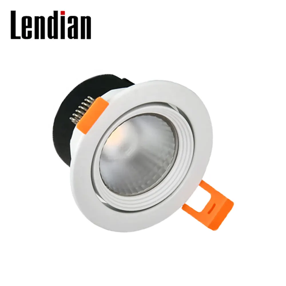 Recessed Aluminum COB LED Downlight 5/12W 85mm