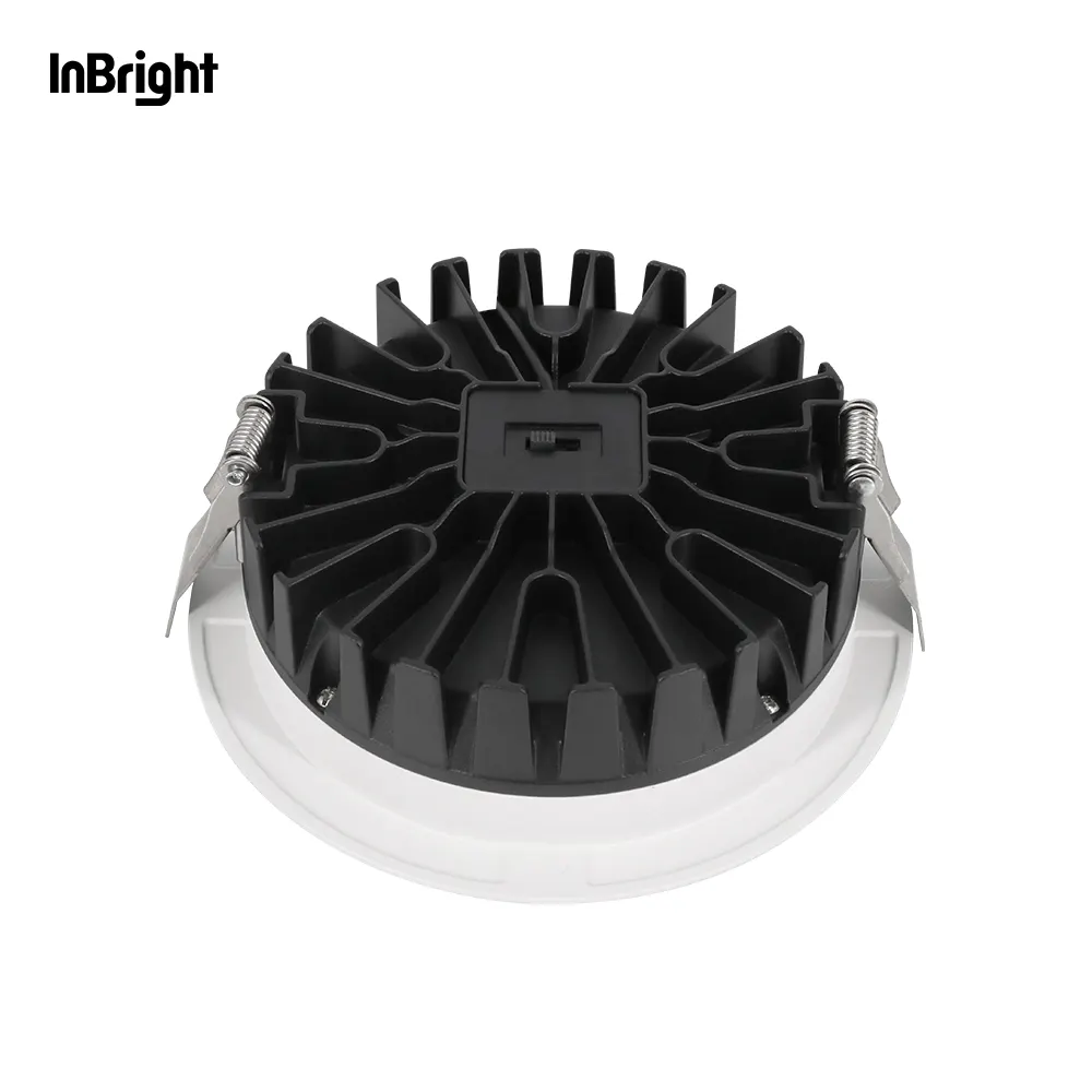 Recessed Round Aluminum LED Downlight 15-42W IP65
