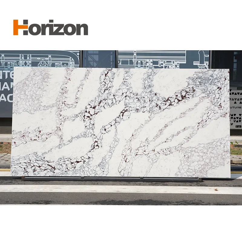 White Engineered Quartz Slab 3200x1600mm