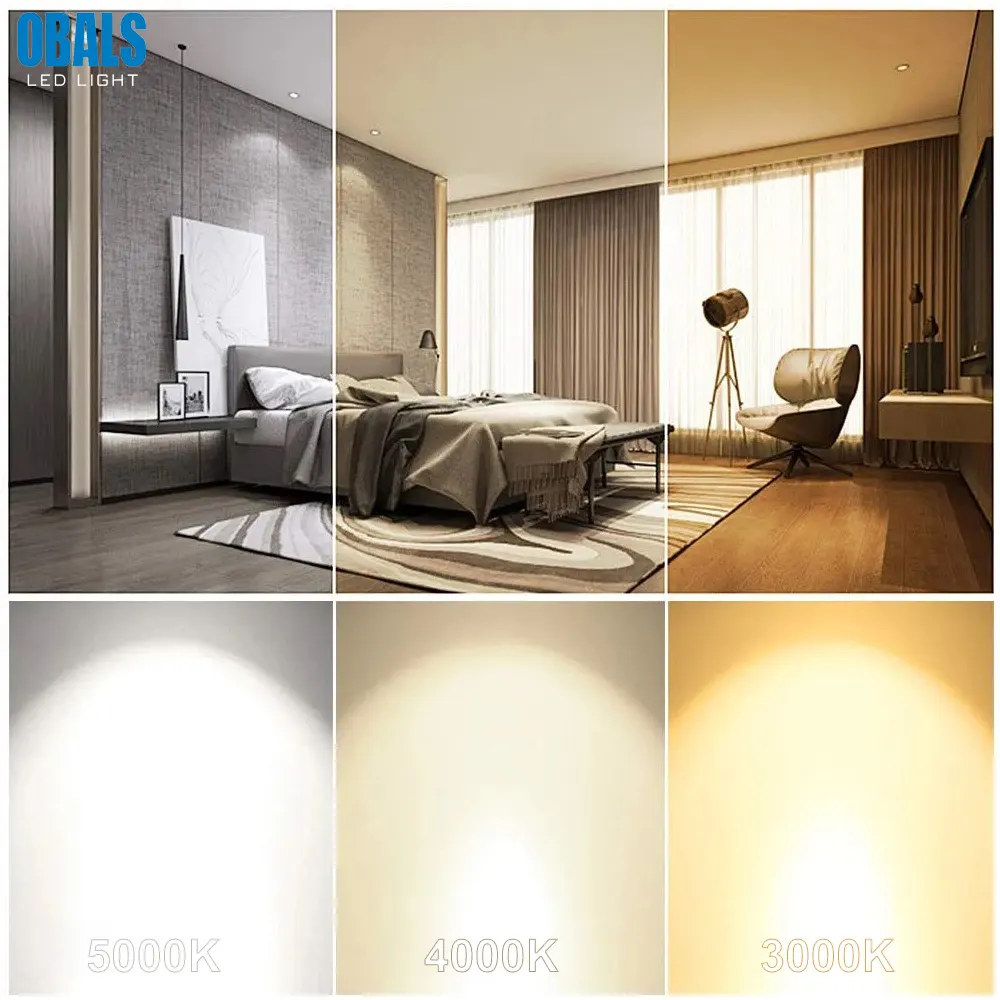 Recessed Round Aluminum LED Downlight 12-48W IP65