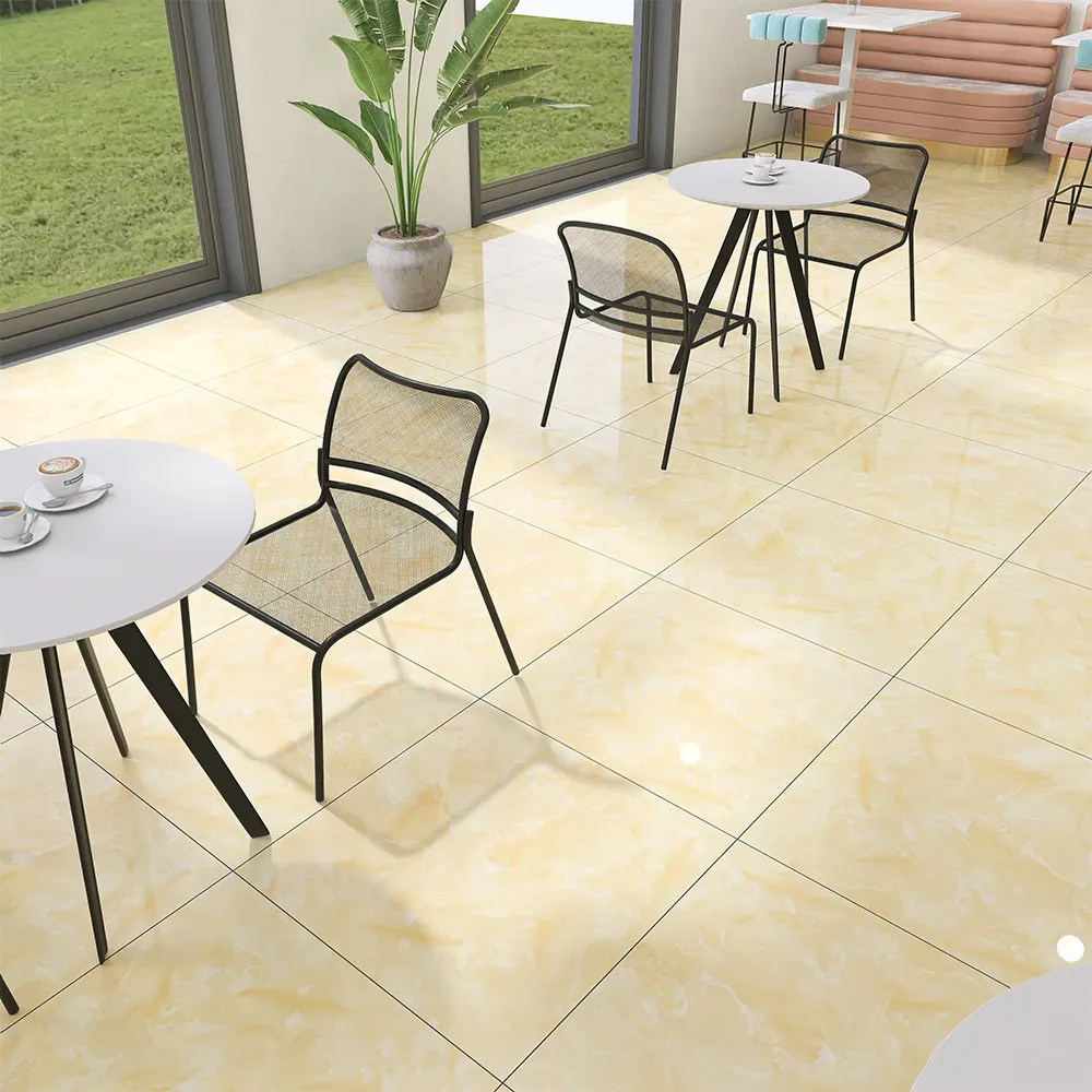 Stone-Look Polished Porcelain Wall Tile 600x600mm