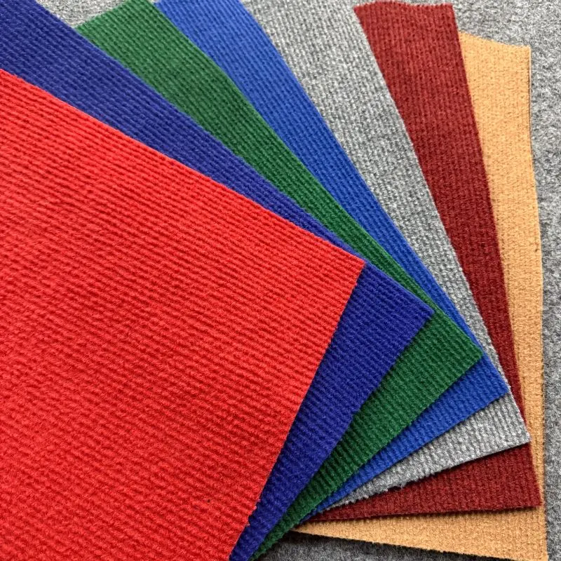 Ribbed Polyester Carpet Roll With Latex Backing