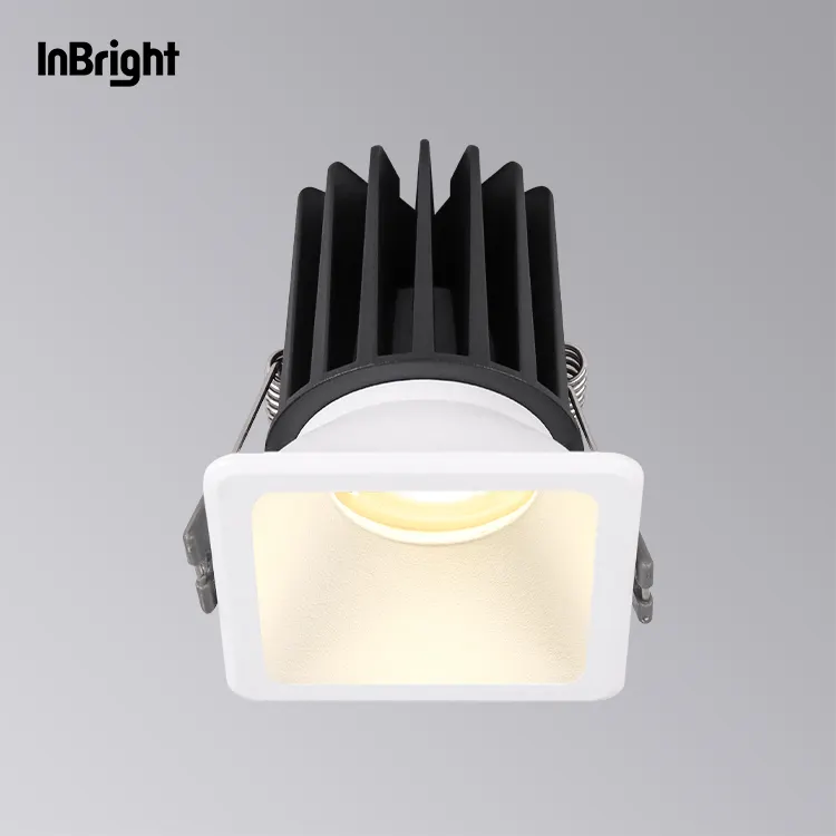 Recessed Square Aluminum COB LED Downlight 8/28W IP65