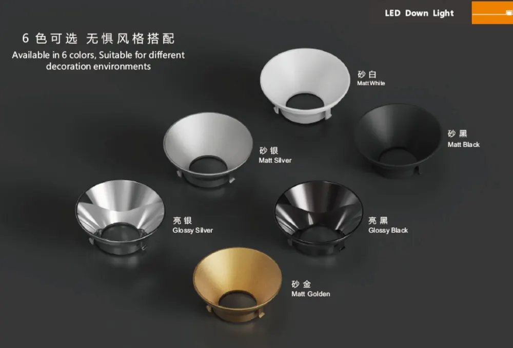 Recessed Aluminum LED Downlight 12/40W