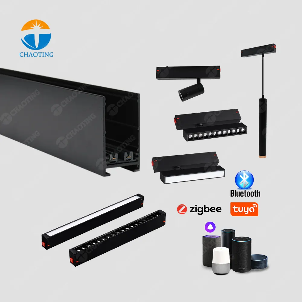 Magnetic Track L-Connector and End Cap Accessory