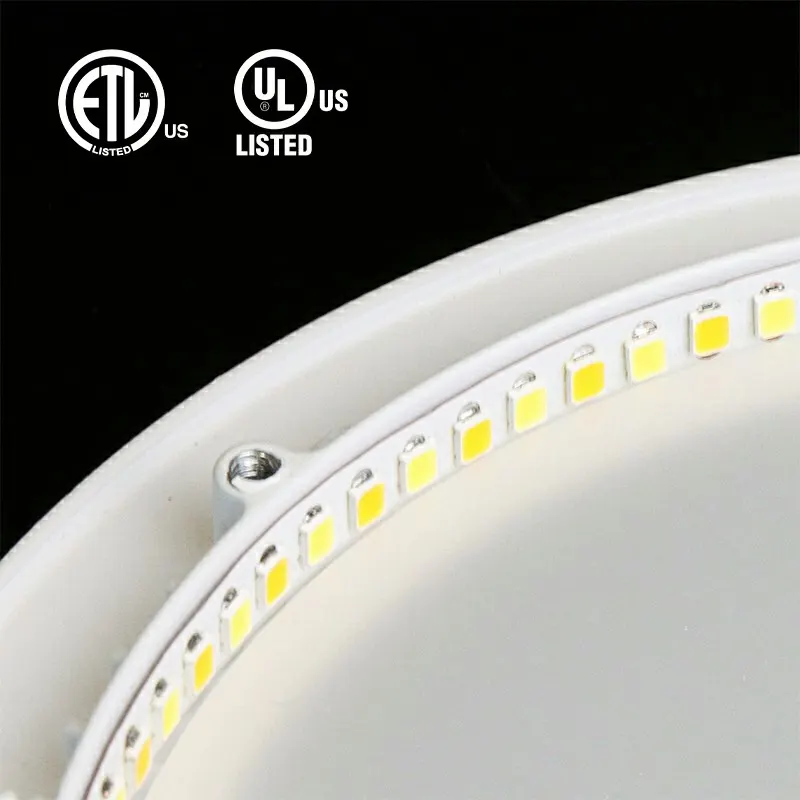 Surface-Mounted Round Aluminum LED Panel Light 12W