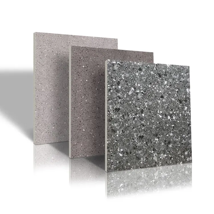 Non-Slip Terrazzo-Look Matte Porcelain Wall And Floor Tile 600x600mm product sample