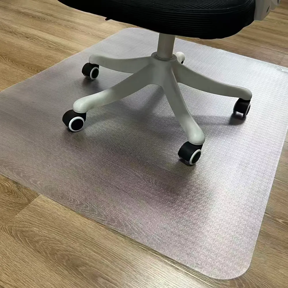 Transparent PVC Office Chair Mat For Office Floor Protection product sample