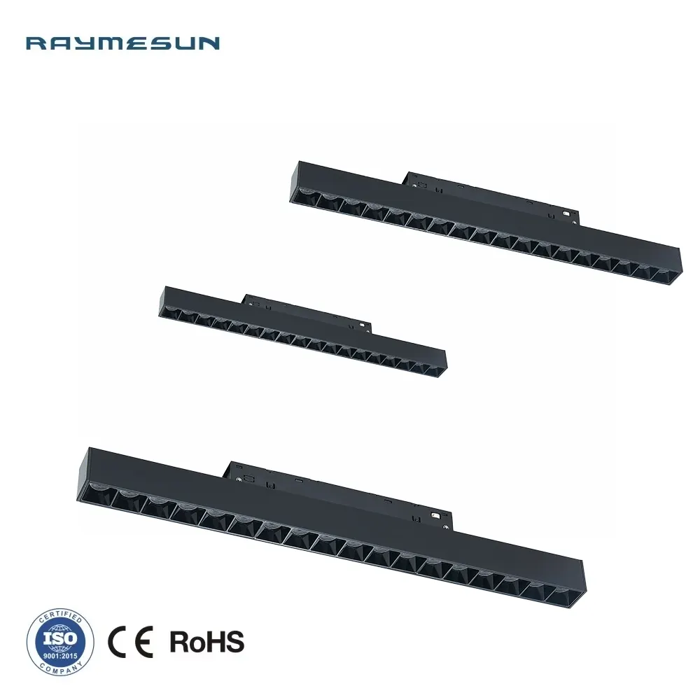 Aluminum COB LED Track Spotlight Black/White 10-30W product sample