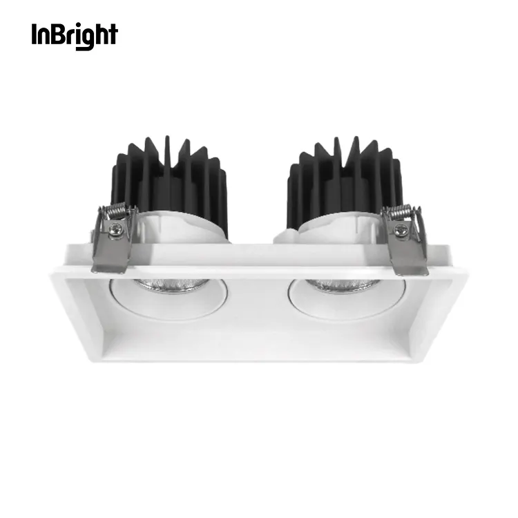 Dimmable Recessed Aluminum LED Downlight 10-25W