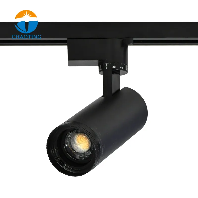 Adjustable Aluminum COB LED Track Spotlight 10-40W