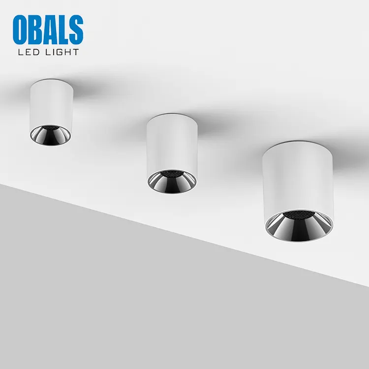 Anti-Glare Surface-Mounted Aluminum LED Downlight 10-30W 6000K