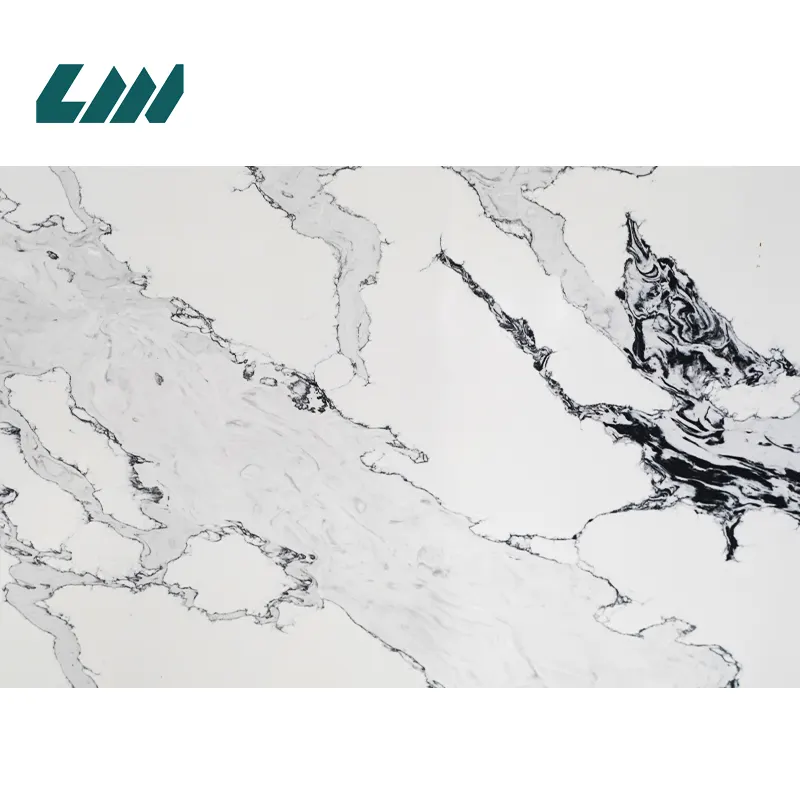 Jade-Look White Engineered Quartz Slab 3200x1600mm
