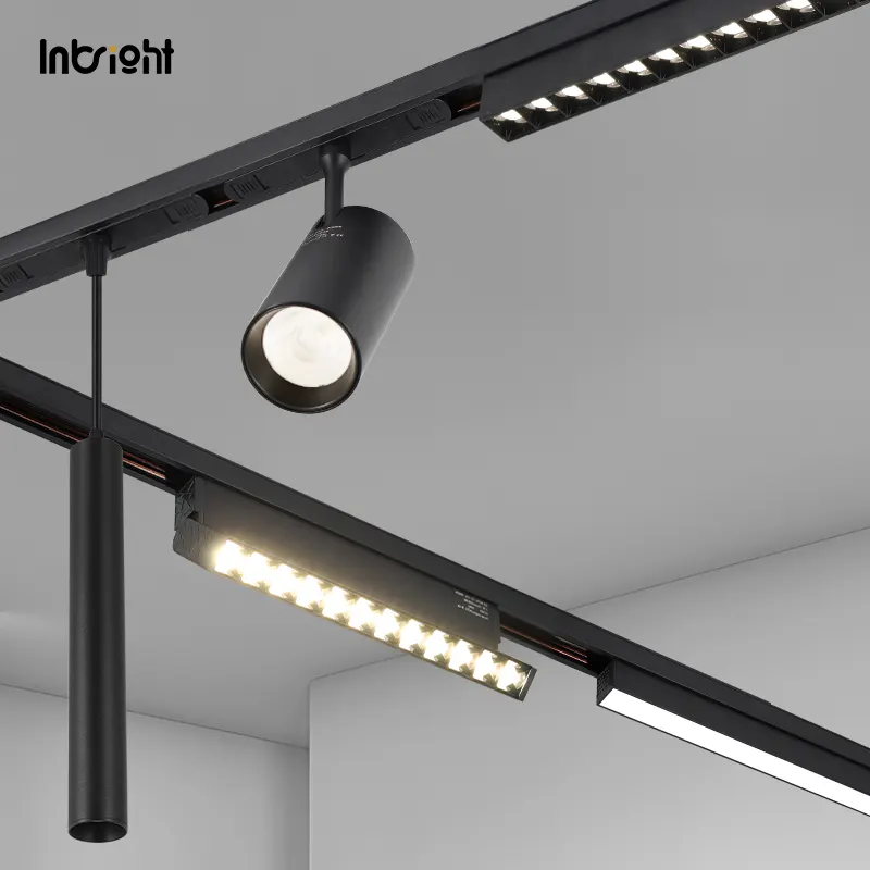 Adjustable Aluminum Magnetic LED Track Spotlight 48V