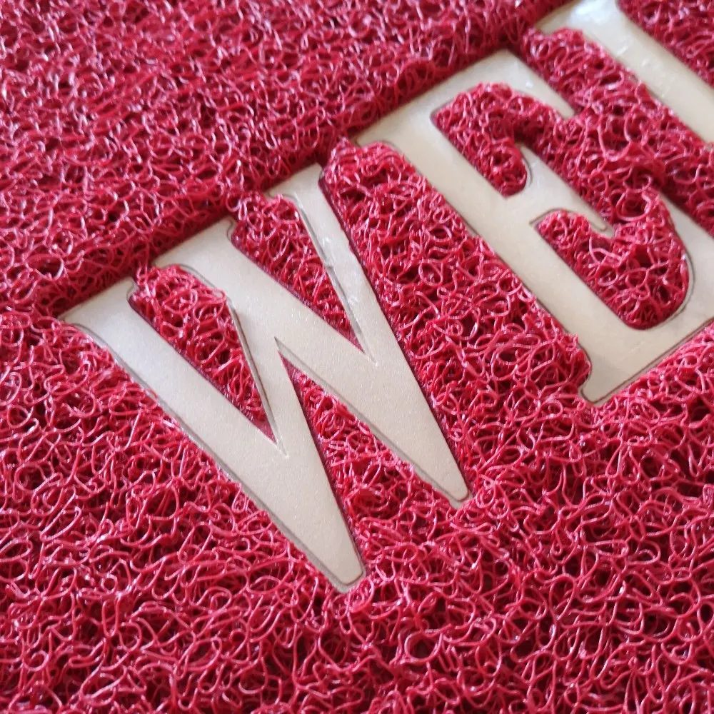 PVC Coil Floor Mat 12-16mm Thick With PVC Backing