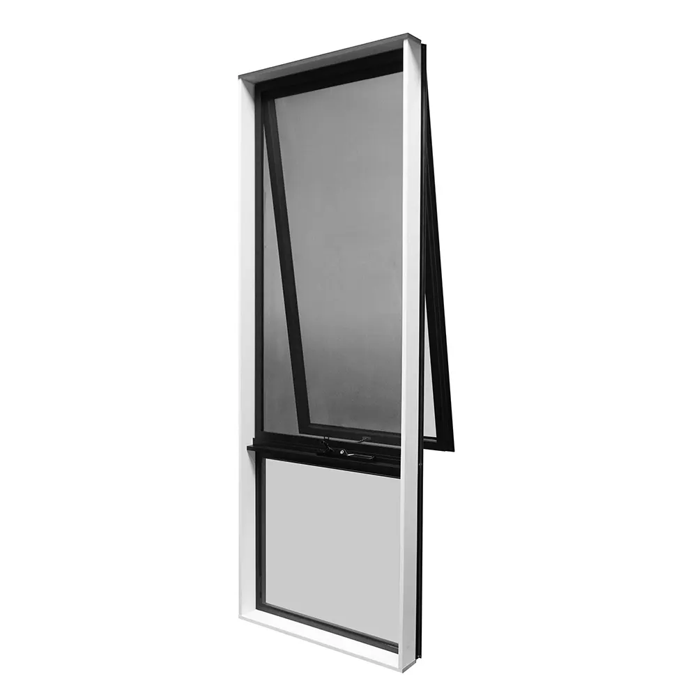 Aluminum Crank Awning Window 5+12A+5mm with Double Tempered Glazing
