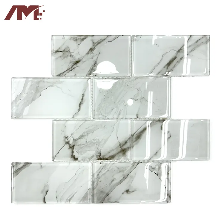 Glass Mosaic Tile 375x340x6mm product sample