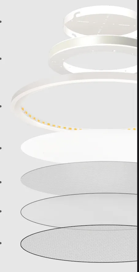 Aluminum LED Ceiling Light 220V For Indoor Ceiling Lighting