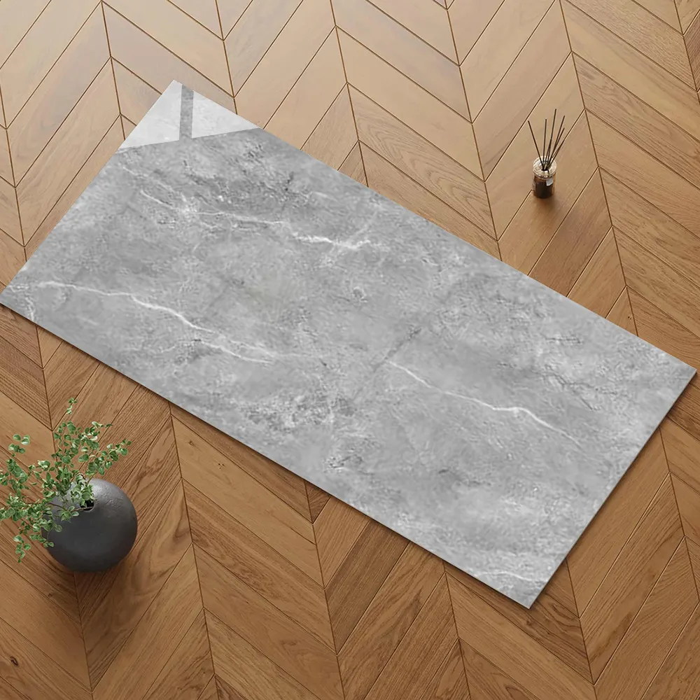 Stone-Look Polished Porcelain Floor Tile 750x1500mm