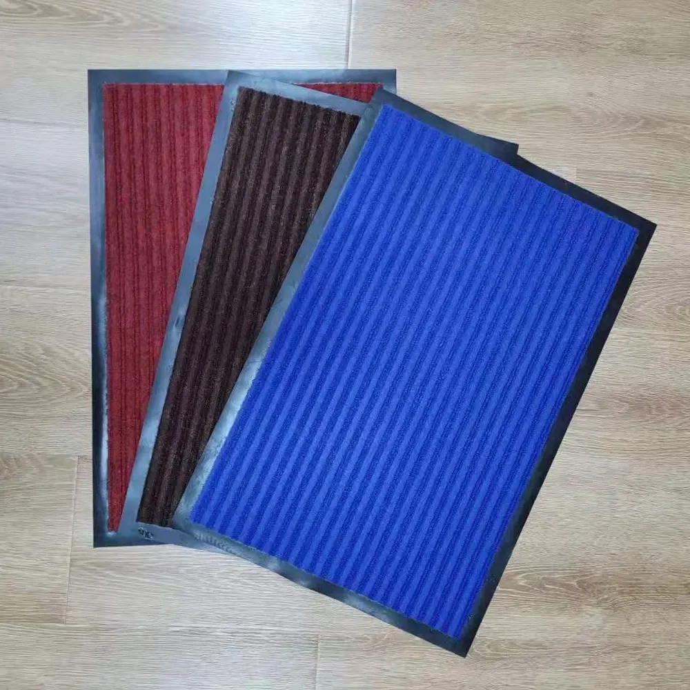 Polyester Entrance Door Mat 4-8mm Thick With PVC Backing