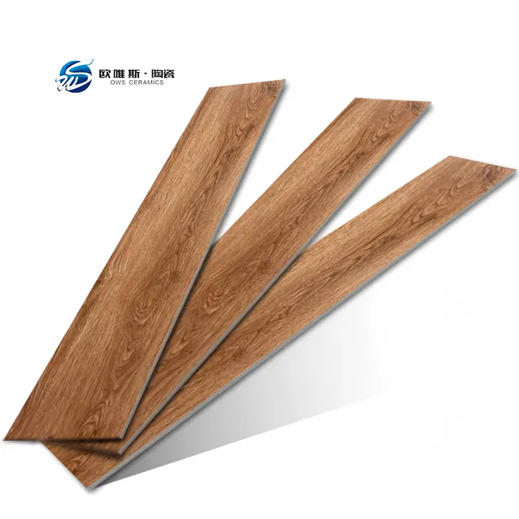 Non-Slip Wood-Look Ceramic Floor Tile 200x1000mm
