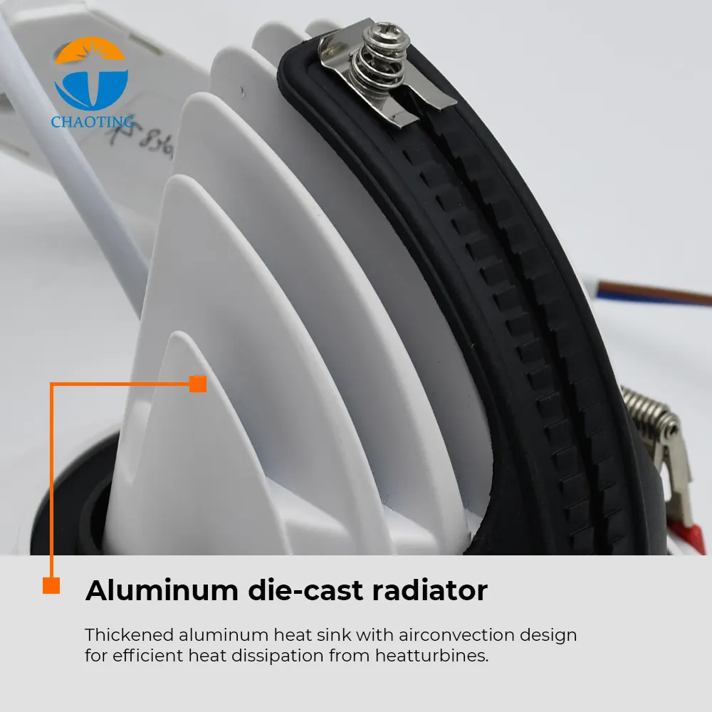 Adjustable Recessed Aluminum LED Downlight 10-40W