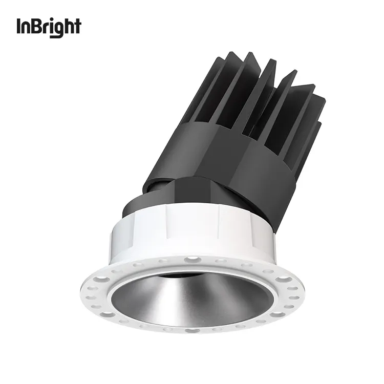 Trimless Recessed Aluminum LED Grille Spotlight 8-25W IP65