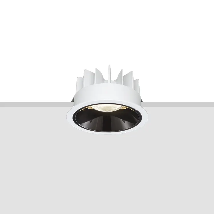Anti-Glare Adjustable Recessed LED Downlight Black/White 10-50W IP65