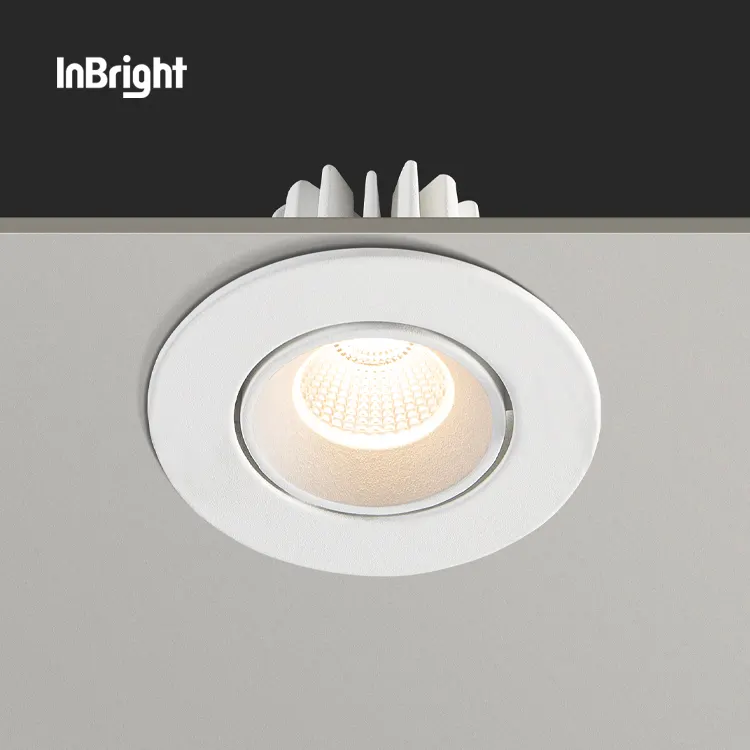 Anti-Glare Adjustable Dimmable Recessed LED Downlight 8W