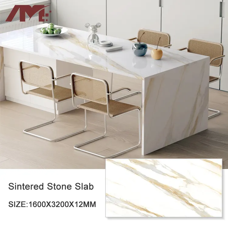 Marble-Look Porcelain Floor Tile 1600x3200mm