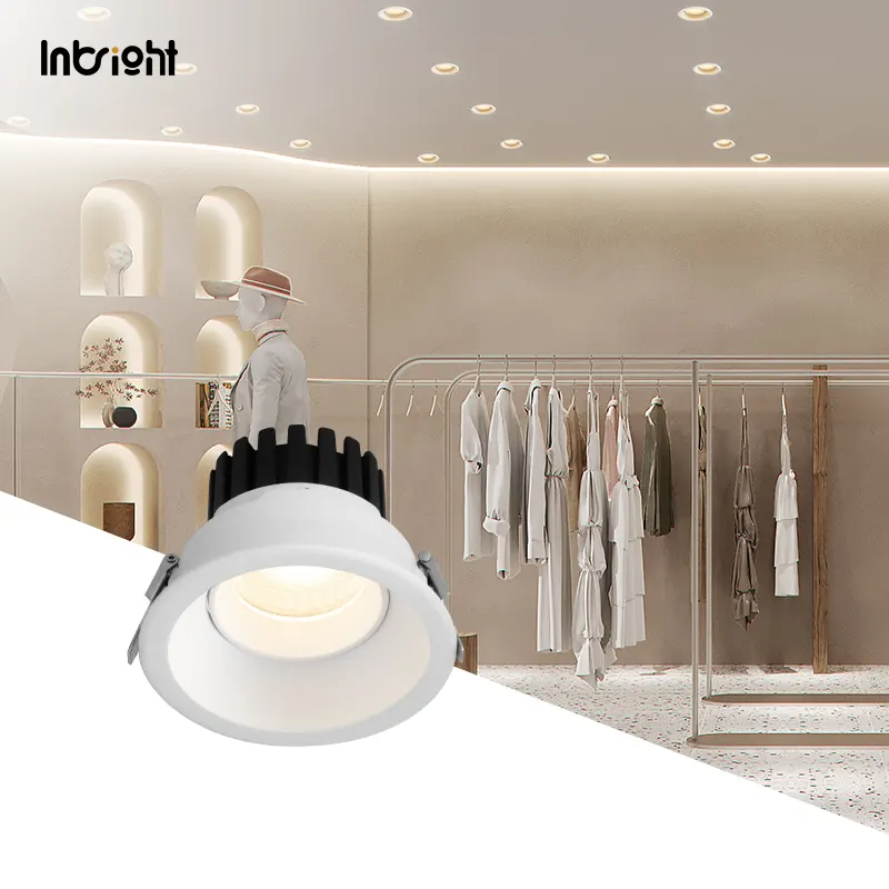 Adjustable Dimmable Recessed Round LED Downlight 8-40W