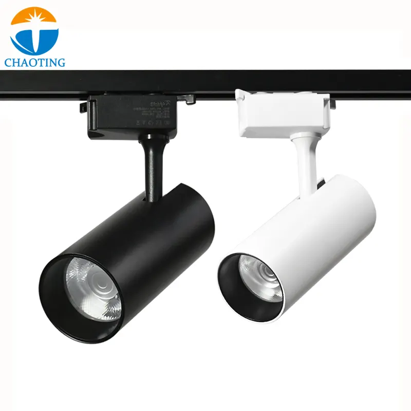 Adjustable Aluminum COB LED Track Spotlight 10-40W product sample