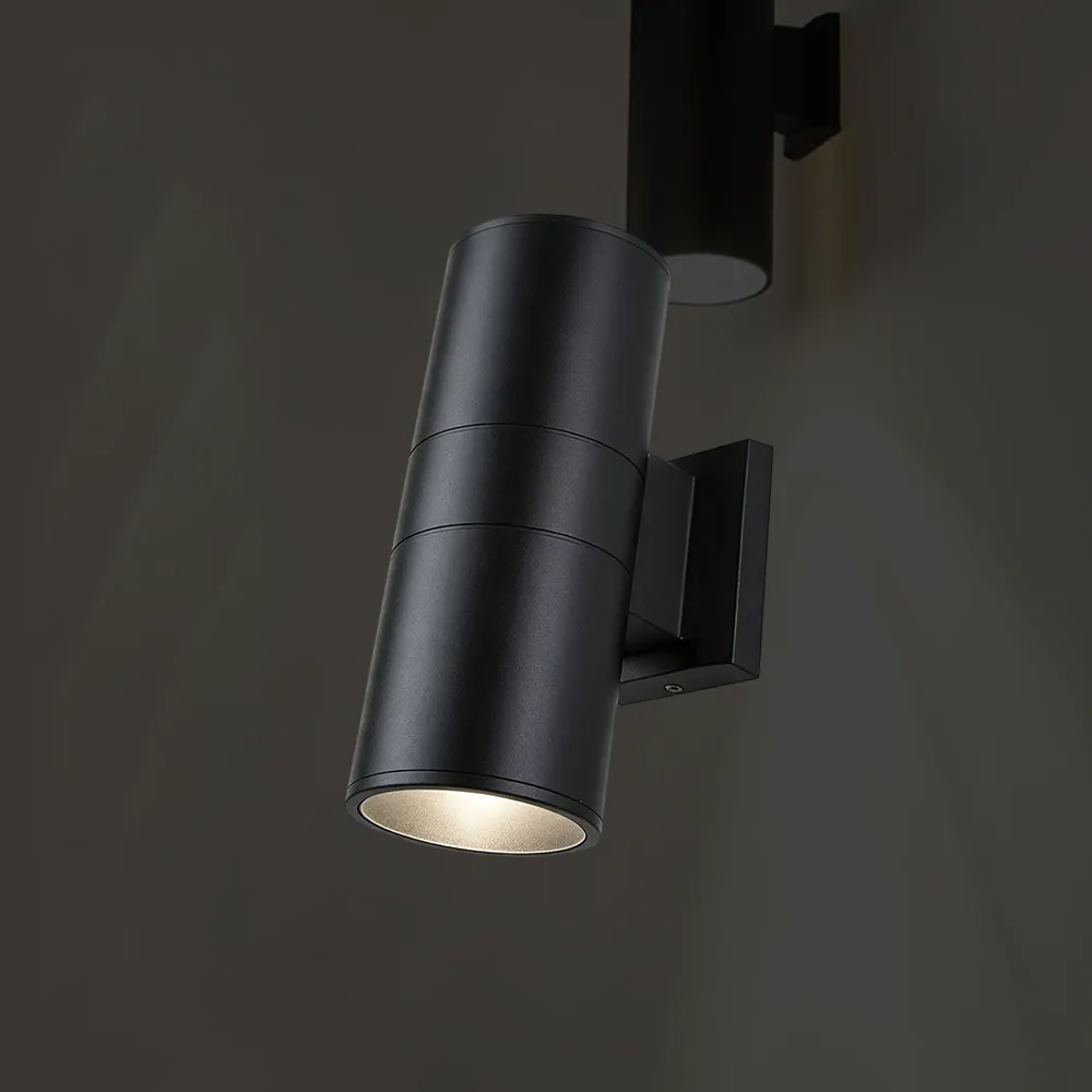 Aluminum Outdoor Cylinder LED Wall Light 3-36W
