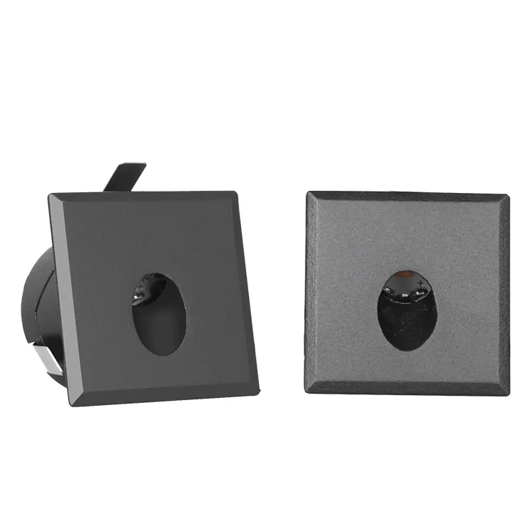 Recessed Aluminum LED Stair Step Light 3W
