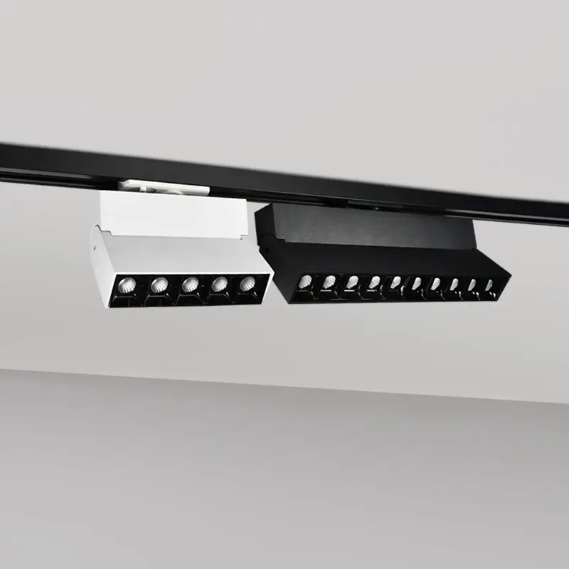 Adjustable Recessed Aluminum LED Track Grille Spotlight 8-20W