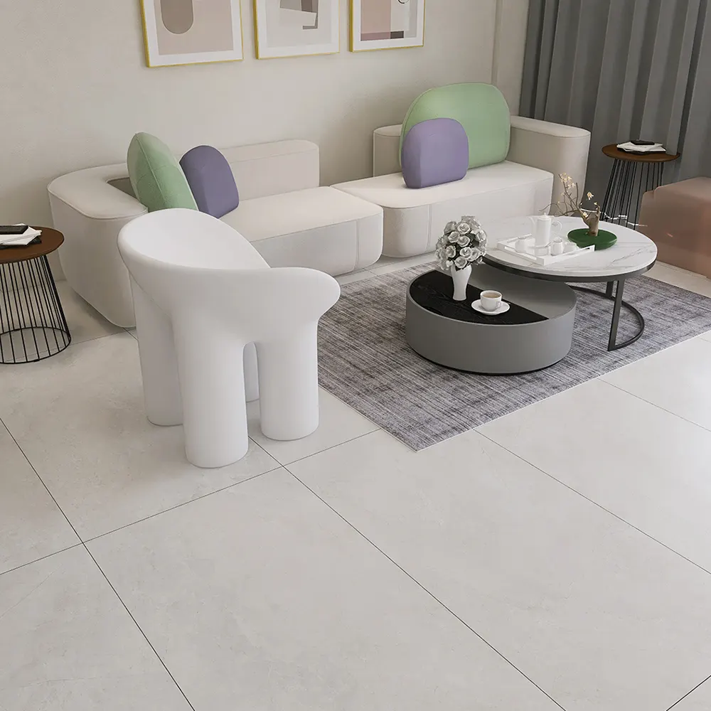 Stone-Look Polished Porcelain Floor Tile 750x1500mm